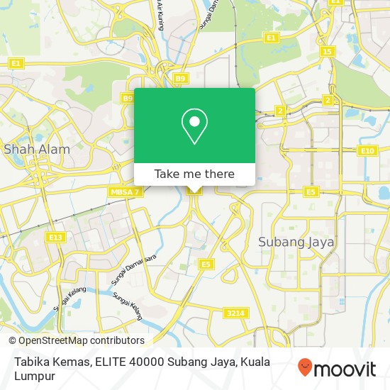 Peta Tabika Kemas, ELITE 40000 Subang Jaya