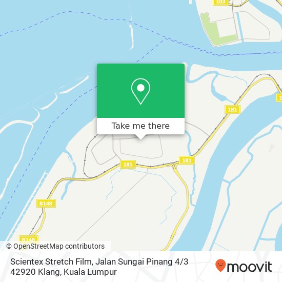 Scientex Stretch Film, Jalan Sungai Pinang 4 / 3 42920 Klang map