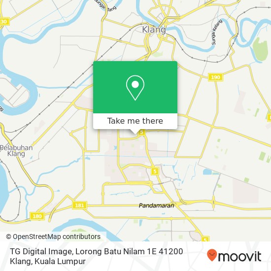 TG Digital Image, Lorong Batu Nilam 1E 41200 Klang map