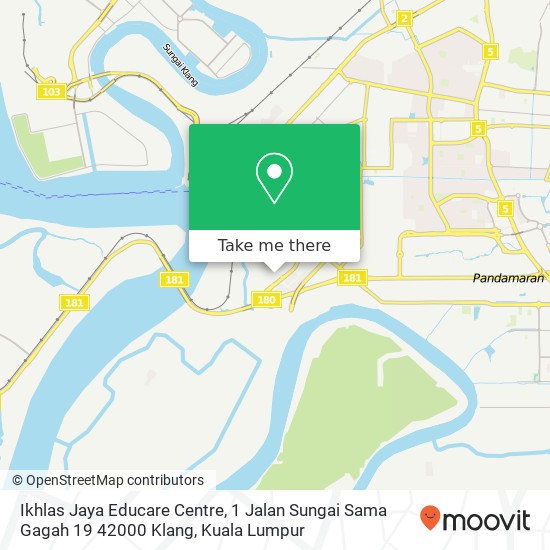 Ikhlas Jaya Educare Centre, 1 Jalan Sungai Sama Gagah 19 42000 Klang map