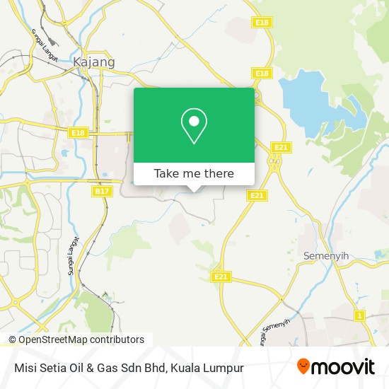 Peta Misi Setia Oil & Gas Sdn Bhd
