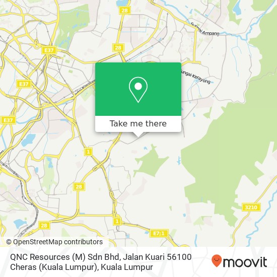 QNC Resources (M) Sdn Bhd, Jalan Kuari 56100 Cheras (Kuala Lumpur) map