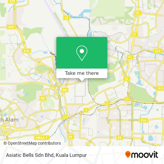 Asiatic Bells Sdn Bhd map