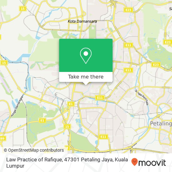 Peta Law Practice of Rafique, 47301 Petaling Jaya