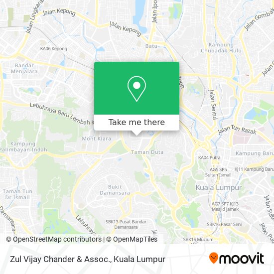 Zul Vijay Chander & Assoc. map