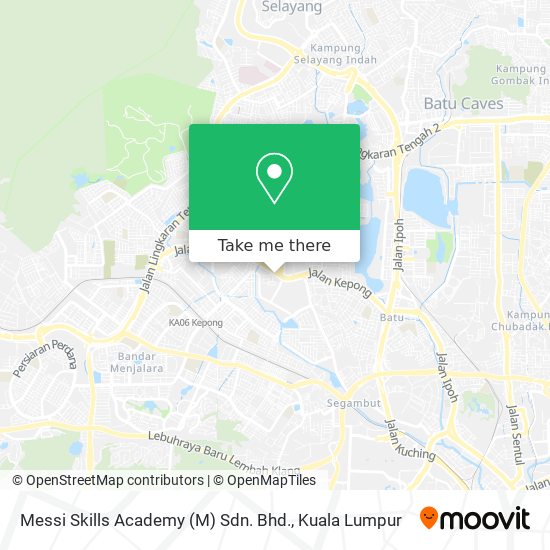 Messi Skills Academy (M) Sdn. Bhd. map