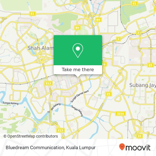 Bluedream Communication map