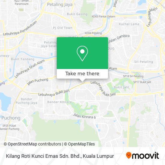 Kilang Roti Kunci Emas Sdn. Bhd. map