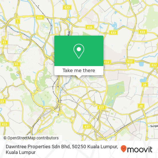 Dawntree Properties Sdn Bhd, 50250 Kuala Lumpur map