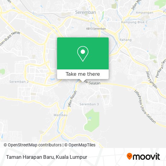 Taman Harapan Baru map