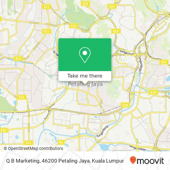 Q B Marketing, 46200 Petaling Jaya map