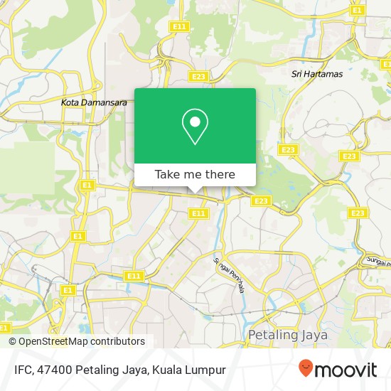 Peta IFC, 47400 Petaling Jaya