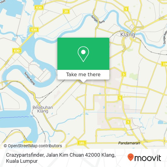 Crazypartsfinder, Jalan Kim Chuan 42000 Klang map