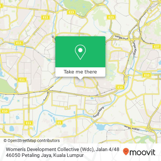 Women's Development Collective (Wdc), Jalan 4 / 48 46050 Petaling Jaya map