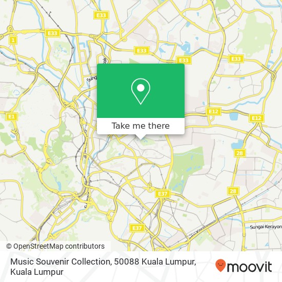 Music Souvenir Collection, 50088 Kuala Lumpur map