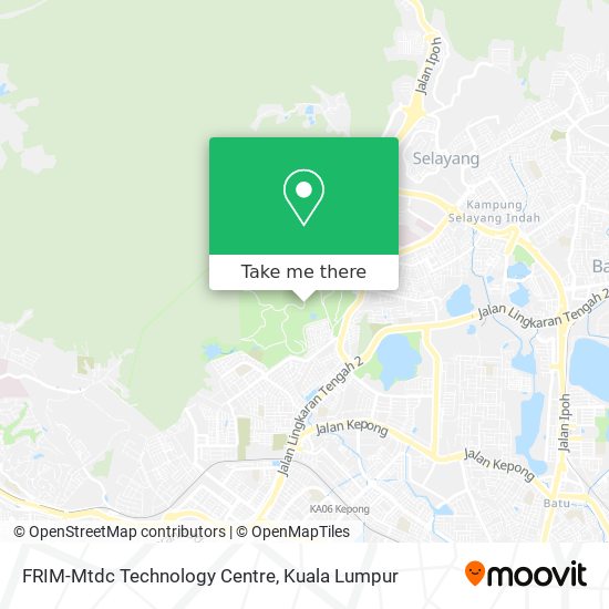 FRIM-Mtdc Technology Centre map