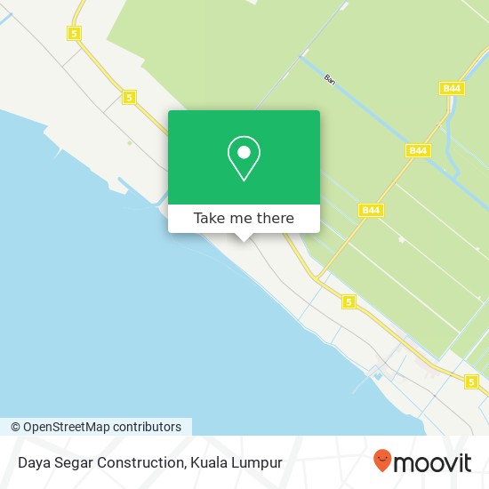 Daya Segar Construction, Jalan PP 1 / 4 45300 Sungai Besar map