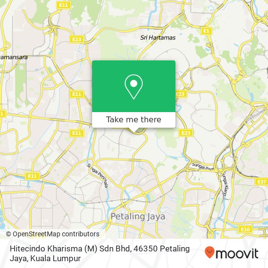 Hitecindo Kharisma (M) Sdn Bhd, 46350 Petaling Jaya map