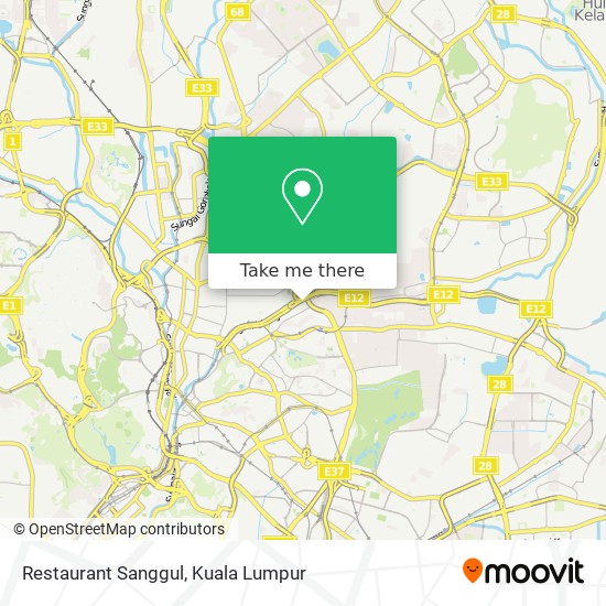 Restaurant Sanggul map