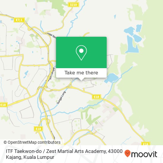 ITF Taekwon-do / Zest Martial Arts Academy, 43000 Kajang map