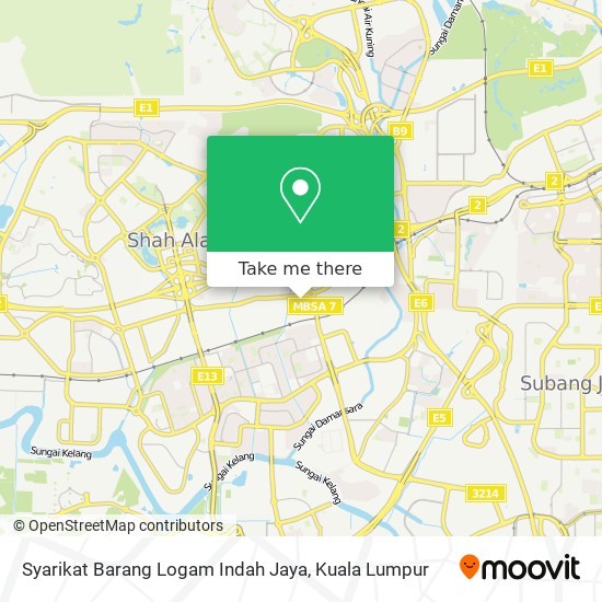 Syarikat Barang Logam Indah Jaya map