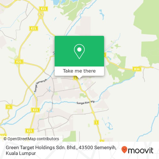 Green Target Holdings Sdn. Bhd., 43500 Semenyih map