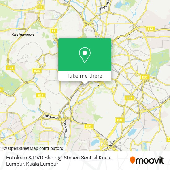 Fotokem & DVD Shop @ Stesen Sentral Kuala Lumpur map