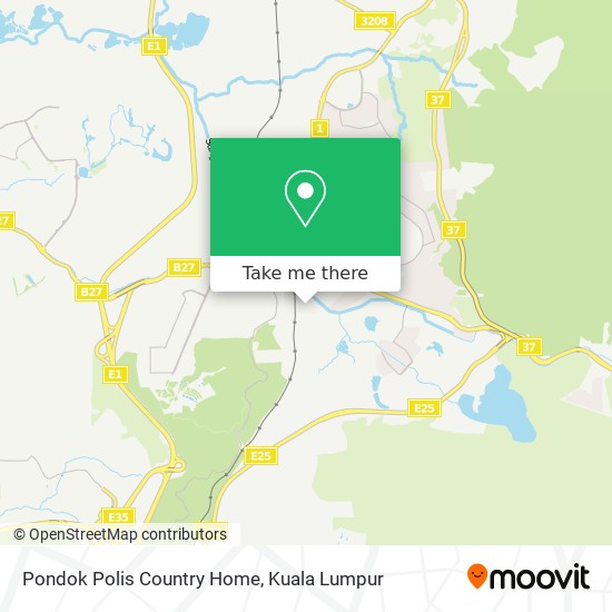 Pondok Polis Country Home map