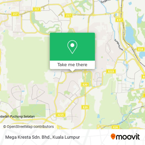 Mega Kresta Sdn. Bhd. map