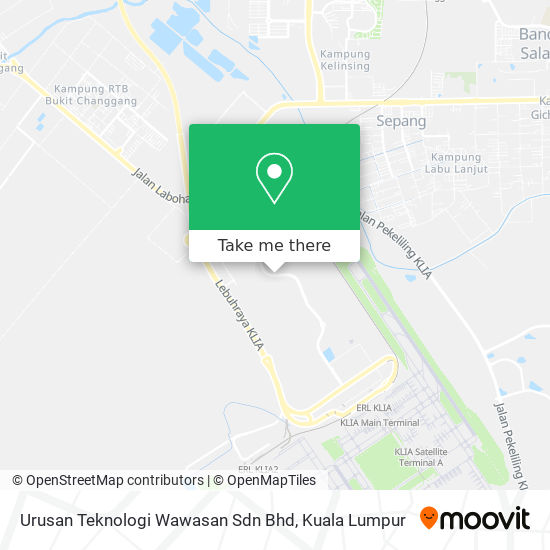 Urusan Teknologi Wawasan Sdn Bhd map