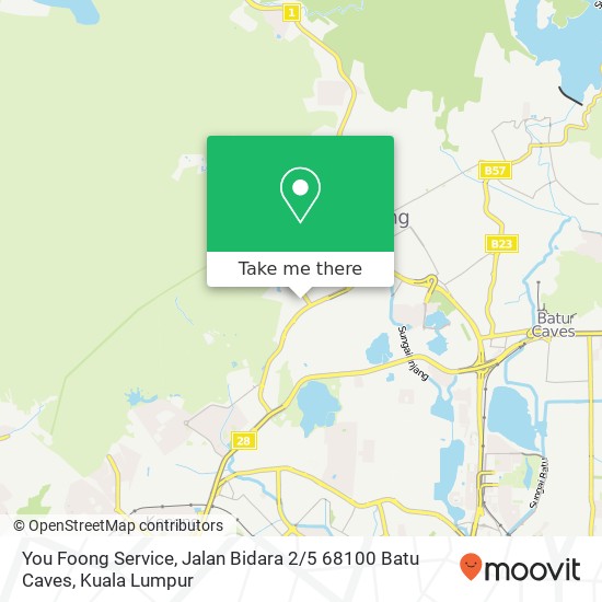 You Foong Service, Jalan Bidara 2 / 5 68100 Batu Caves map