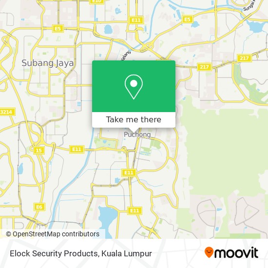 Elock Security Products map