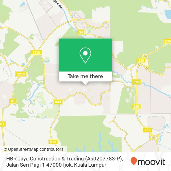 HBR Jaya Construction & Trading (As0207783-P), Jalan Seri Pagi 1 47000 Ijok map