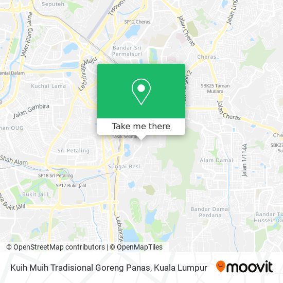 Peta Kuih Muih Tradisional Goreng Panas