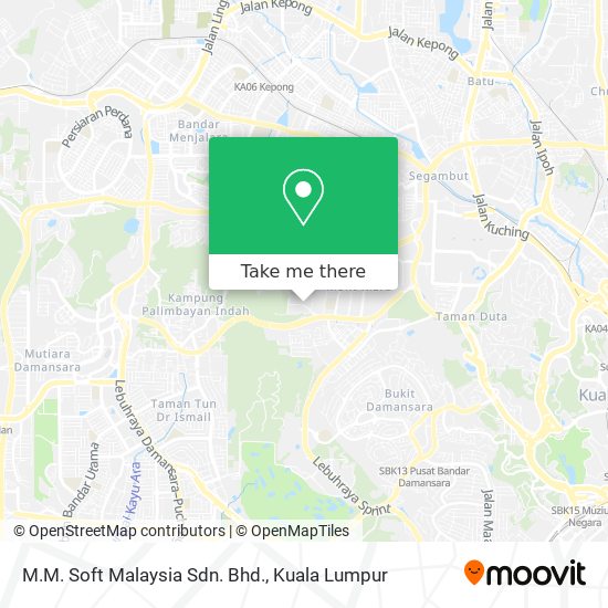 M.M. Soft Malaysia Sdn. Bhd. map