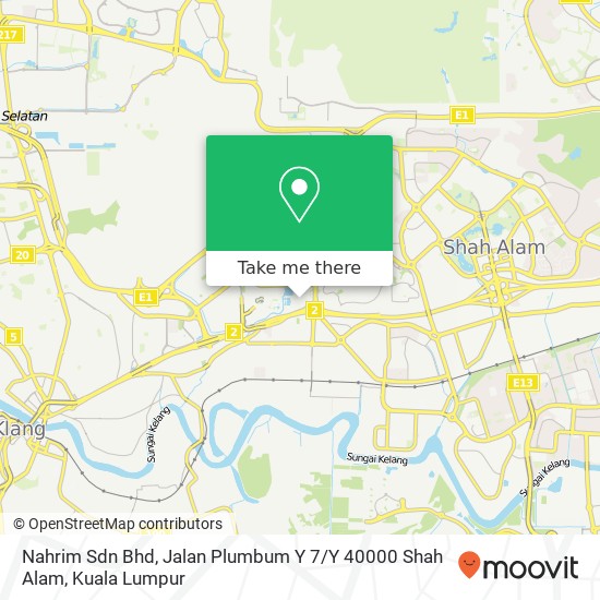Nahrim Sdn Bhd, Jalan Plumbum Y 7 / Y 40000 Shah Alam map