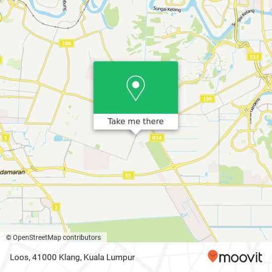 Peta Loos, 41000 Klang