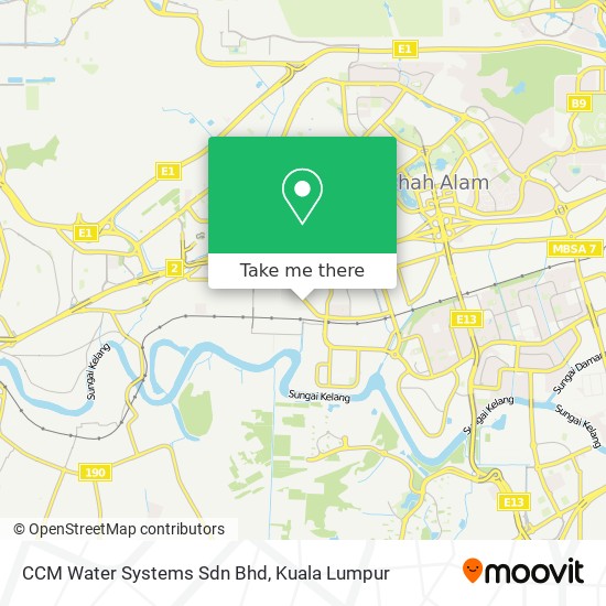 CCM Water Systems Sdn Bhd map