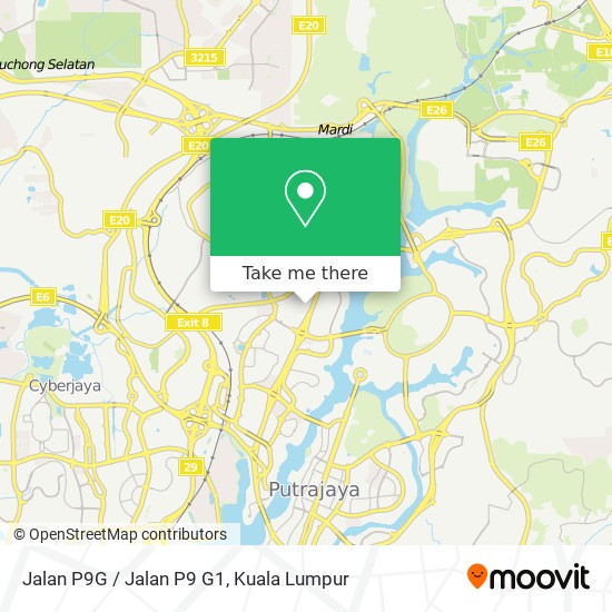 Jalan P9G / Jalan P9 G1 map