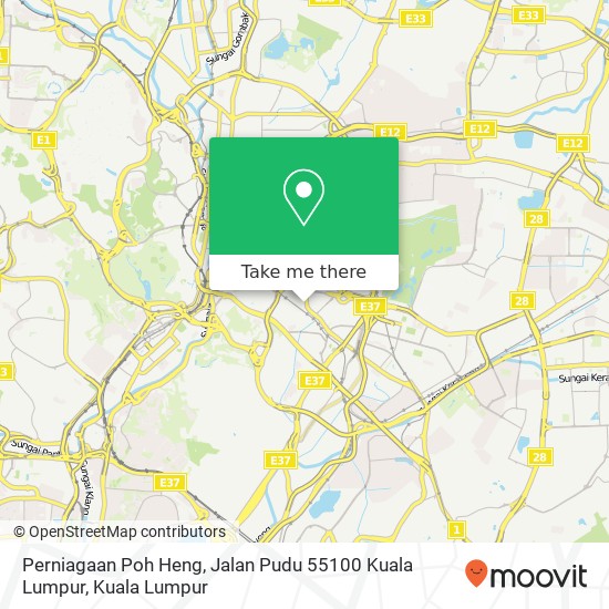 Perniagaan Poh Heng, Jalan Pudu 55100 Kuala Lumpur map