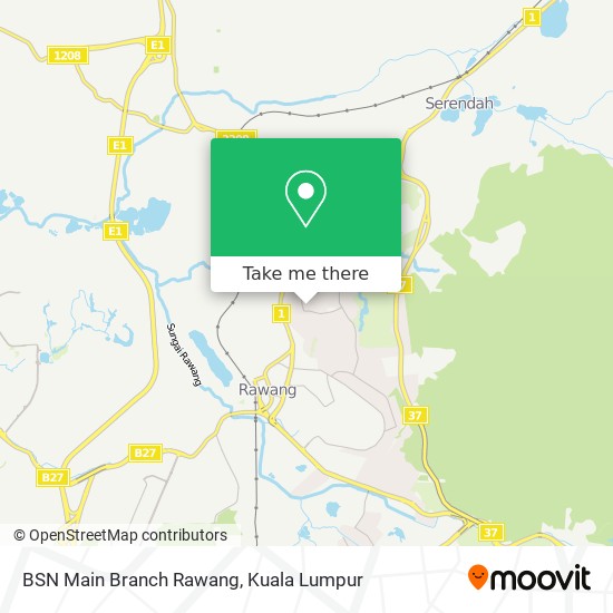 Peta BSN Main Branch Rawang