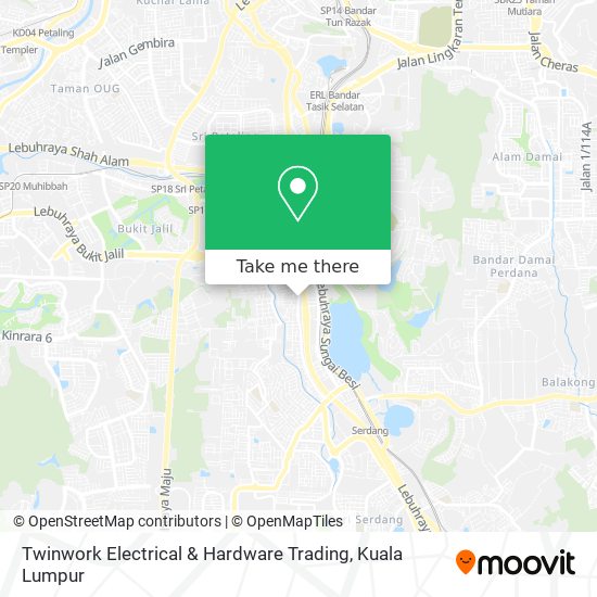 Twinwork Electrical & Hardware Trading map