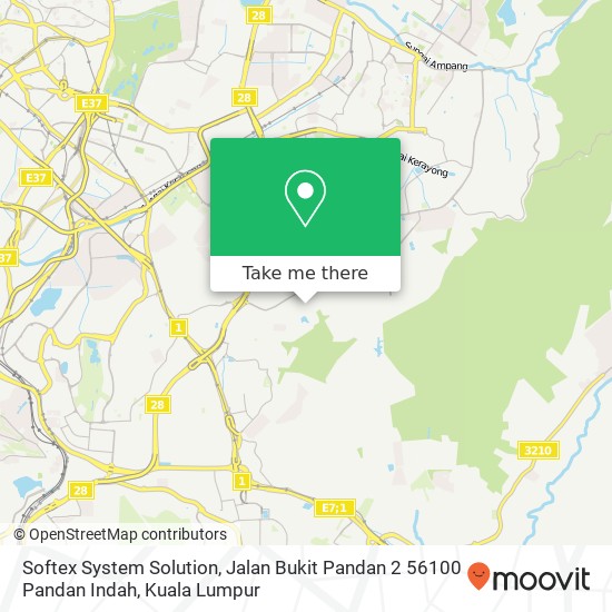 Softex System Solution, Jalan Bukit Pandan 2 56100 Pandan Indah map