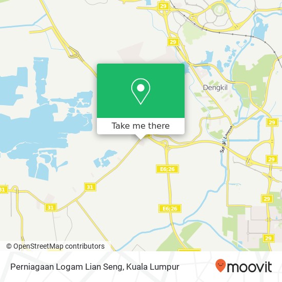Perniagaan Logam Lian Seng, 8 Jalan Ambar 1 43800 Dengkil map