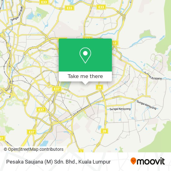 Pesaka Saujana (M) Sdn. Bhd. map