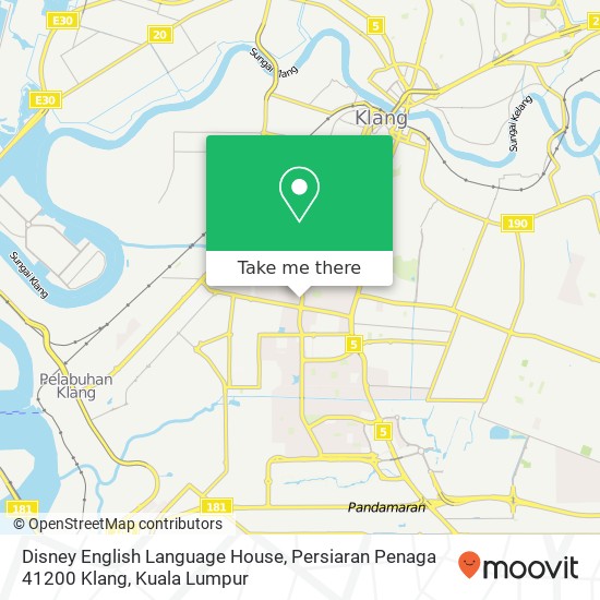 Disney English Language House, Persiaran Penaga 41200 Klang map