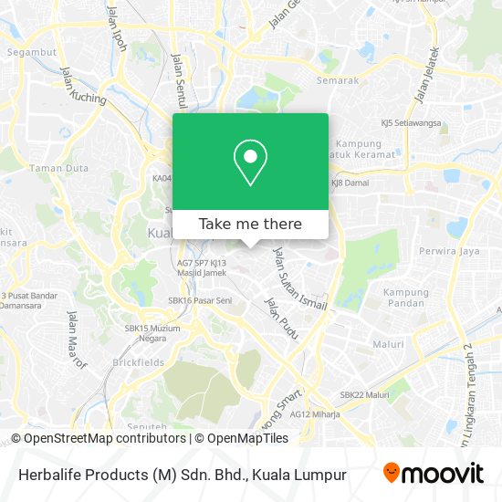 Herbalife Products (M) Sdn. Bhd. map