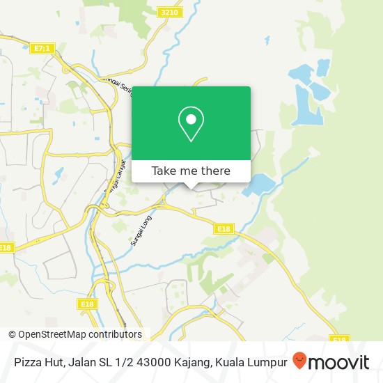 Pizza Hut, Jalan SL 1 / 2 43000 Kajang map
