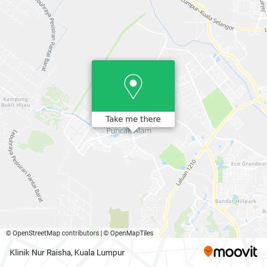 Klinik Nur Raisha map