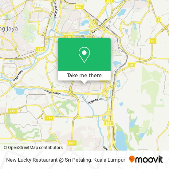 New Lucky Restaurant @ Sri Petaling map